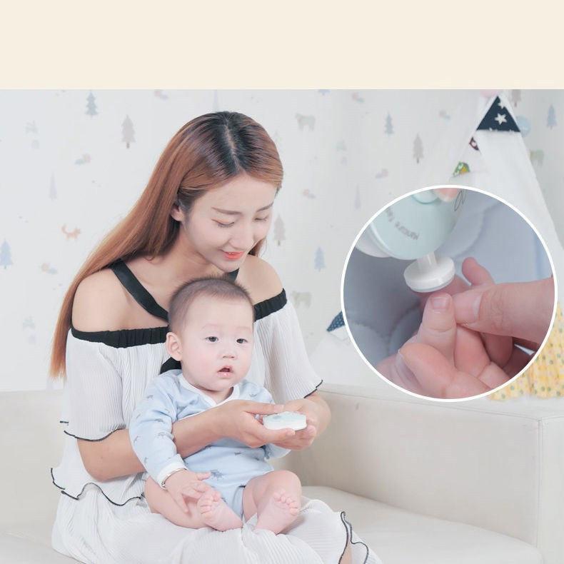 Worry-Free Nail Trims! Safe Electric Baby Nail Grinder Set 👶✨🛡️ - Babyzy