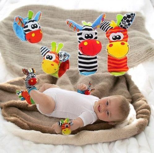 0-12M Soft Animal Rattle