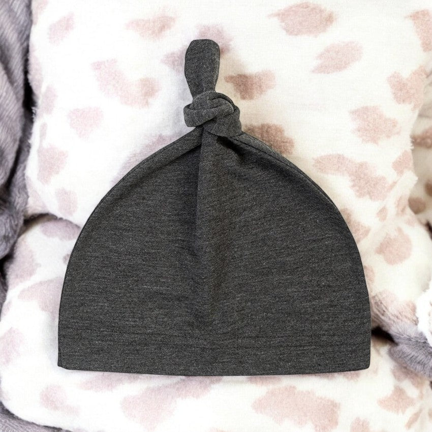 Gemütlich & süß! Weiche Knotenmütze für Neugeborene 🧢💖