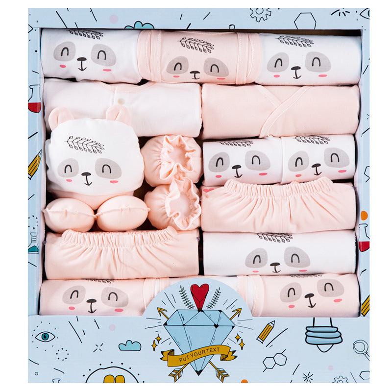 🌿 Little Snuggle Starter Kit – Cotton Newborn Gift Box Set - Babyzy