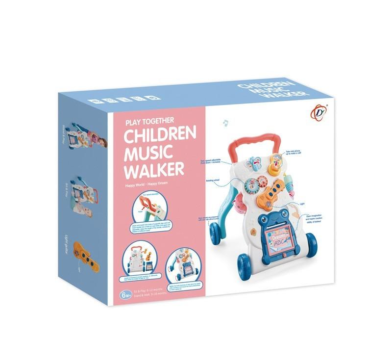 Children's Educational Toys Multi-functional Musical Walker Trolley Anti-rollover - Babyzy