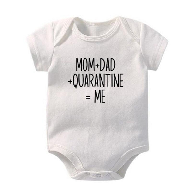 So Cute! Letter Print Newborn Romper - Perfect Day & Night! 🅰️💤 - Babyzy