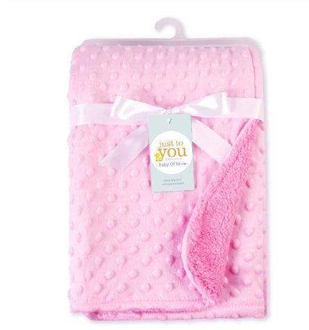 Ultra-Soft Polar Dot Baby Blanket – Cozy Comfort for Newborns - Babyzy
