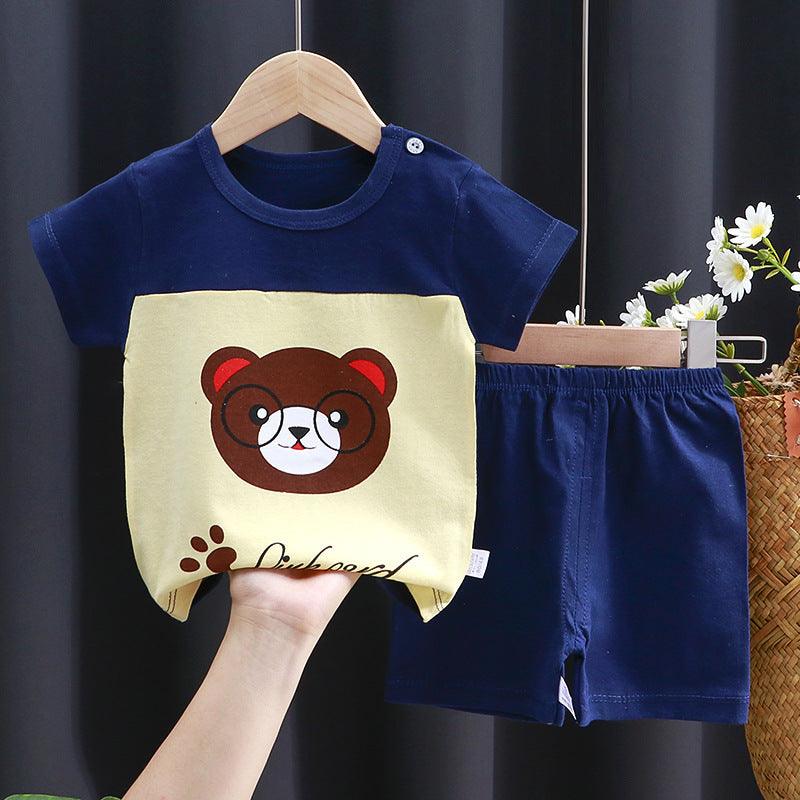 Everyday Essentials – 2-Piece Cotton T-Shirt & Shorts Set for Kids - Babyzy