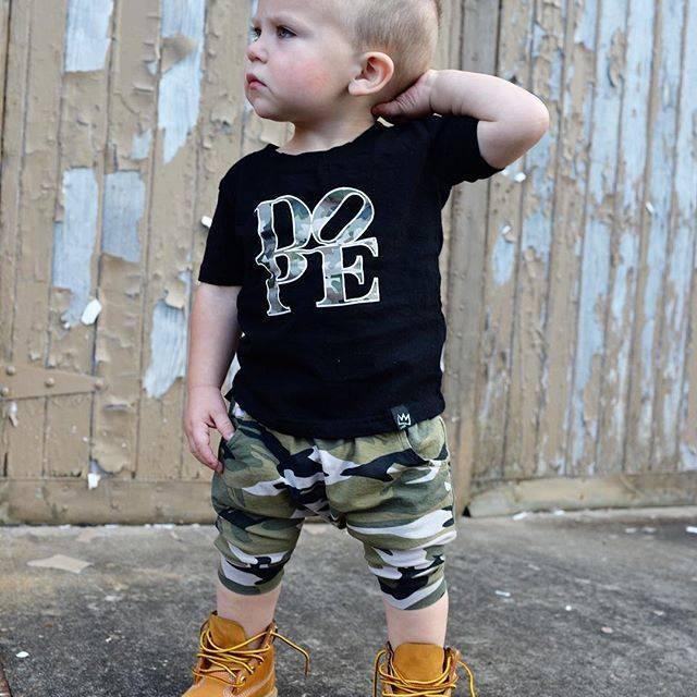 Children's Summer Boys' Camouflage Trousers - Babyzy