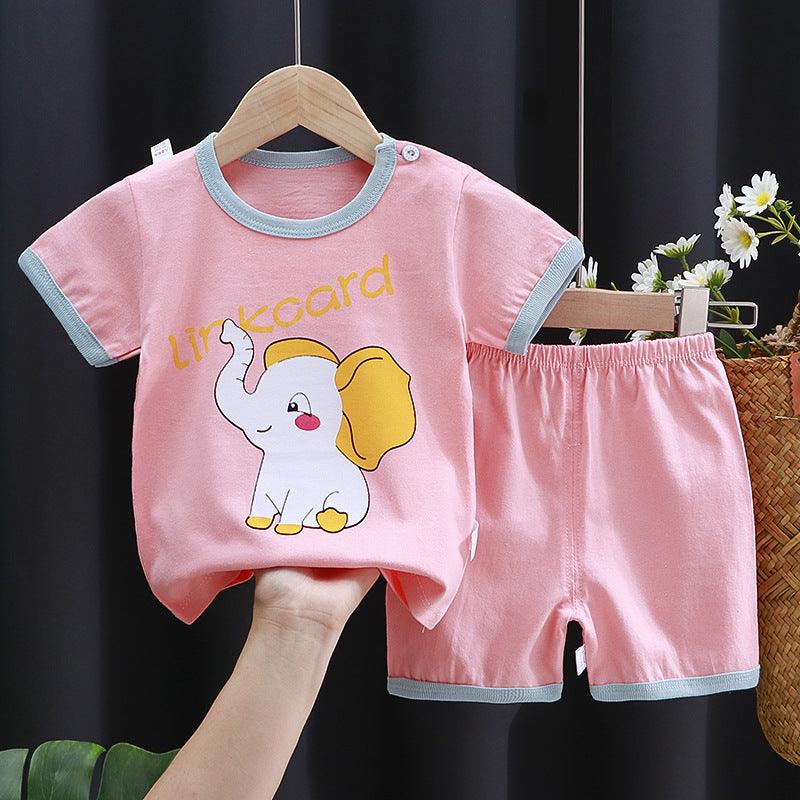 Everyday Essentials – 2-Piece Cotton T-Shirt & Shorts Set for Kids - Babyzy
