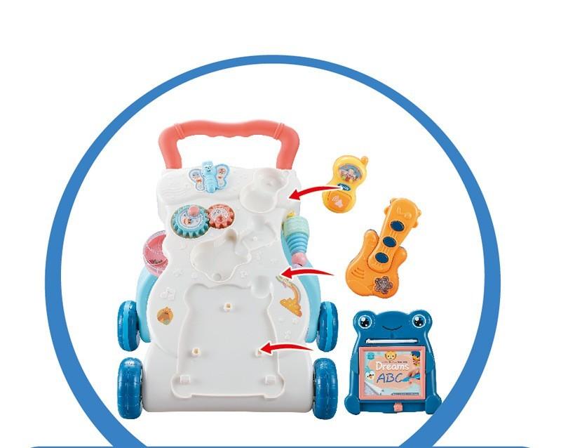 Children's Educational Toys Multi-functional Musical Walker Trolley Anti-rollover - Babyzy