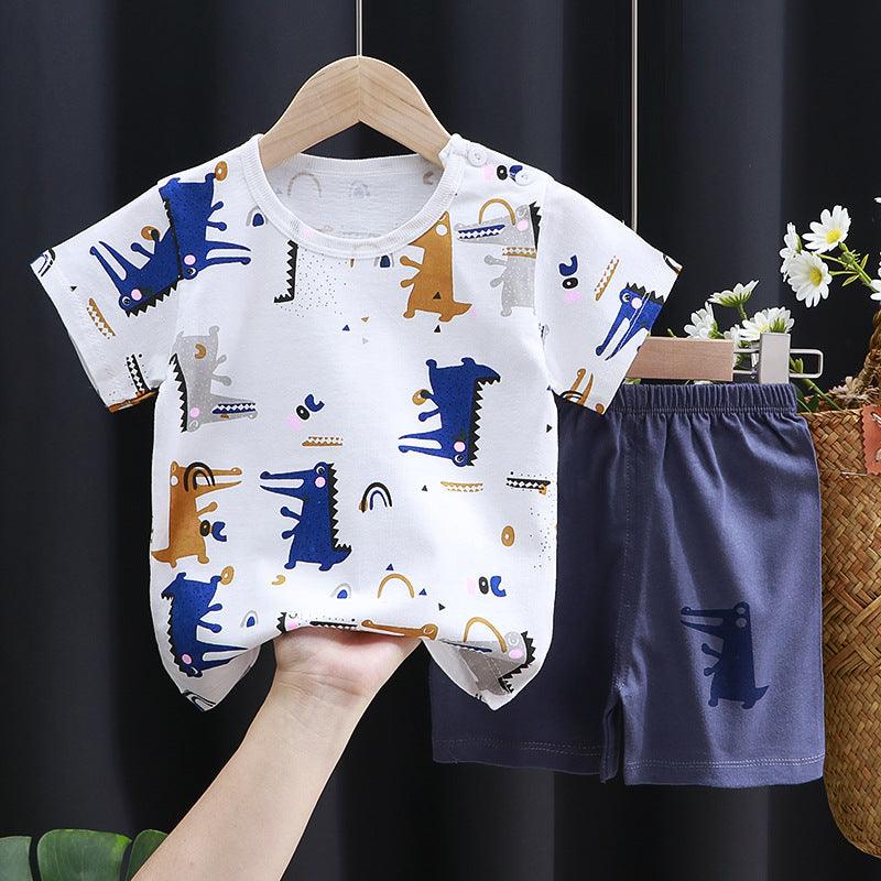 Everyday Essentials – 2-Piece Cotton T-Shirt & Shorts Set for Kids - Babyzy