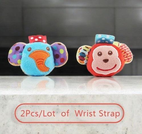 0-12M Soft Animal Rattle