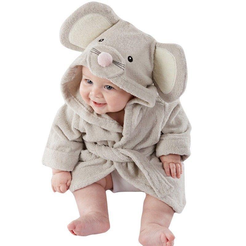 Cartoon Animal Bathrobe - Babyzy