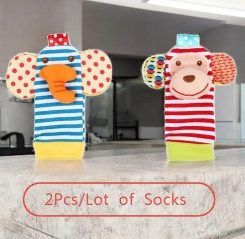 0-12M Soft Animal Rattle