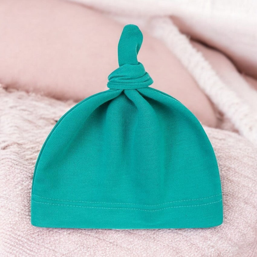 Gemütlich & süß! Weiche Knotenmütze für Neugeborene 🧢💖