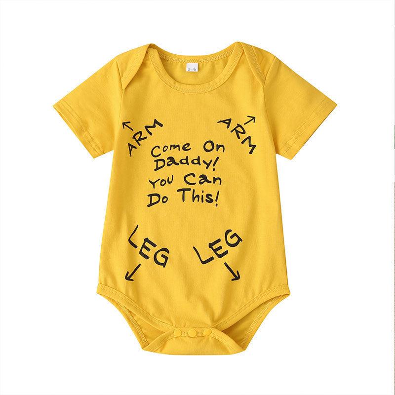 Chic Cotton Romper – Funny Comfort for Your Newborn - Babyzy
