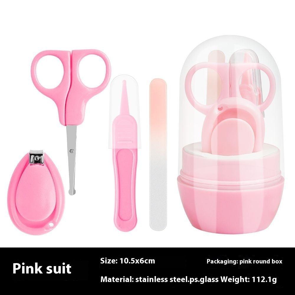 Safe & Easy Baby Nail Care: Cute 4-Piece Manicure Kit 👶✂️💖 - Babyzy