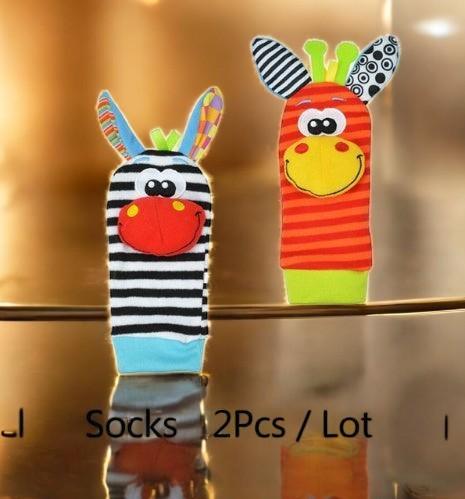 0-12M Soft Animal Rattle