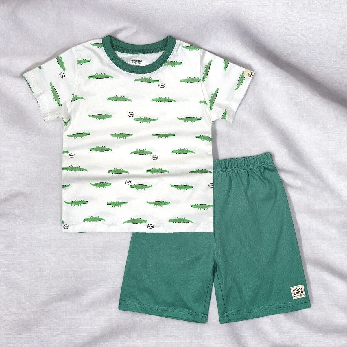 Match & Chill – Cotton Short-Sleeved Lounge Set for Parents & Baby