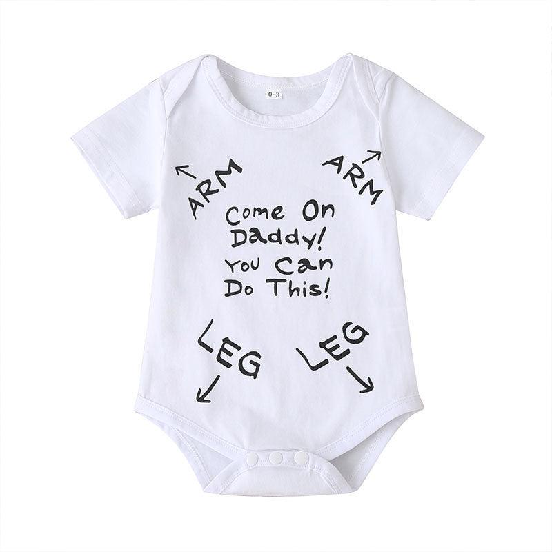 Chic Cotton Romper – Funny Comfort for Your Newborn - Babyzy