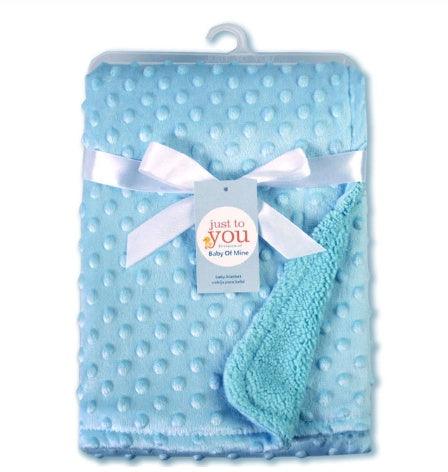Ultra-Soft Polar Dot Baby Blanket – Cozy Comfort for Newborns - Babyzy