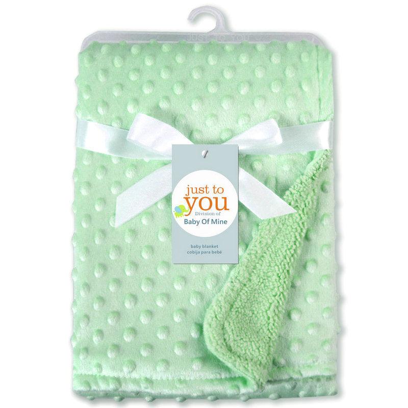 Ultra-Soft Polar Dot Baby Blanket – Cozy Comfort for Newborns - Babyzy