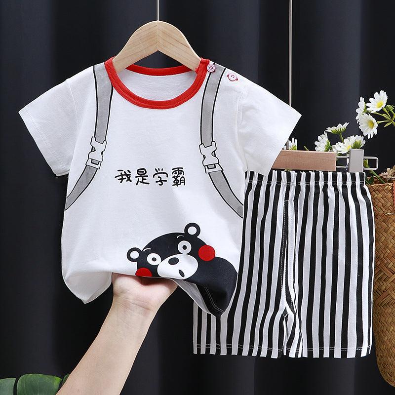 Everyday Essentials – 2-Piece Cotton T-Shirt & Shorts Set for Kids - Babyzy