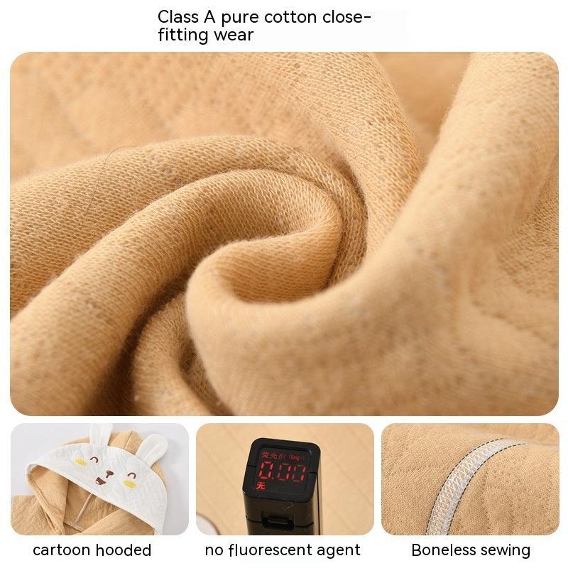 🍼 Pure Beginnings – Minimalist Newborn Gift Set (Soft Cotton Essentials) - Babyzy