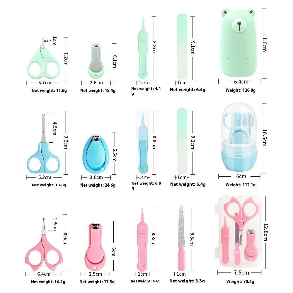Safe & Easy Baby Nail Care: Cute 4-Piece Manicure Kit 👶✂️💖 - Babyzy