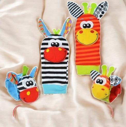 0-12M Soft Animal Rattle