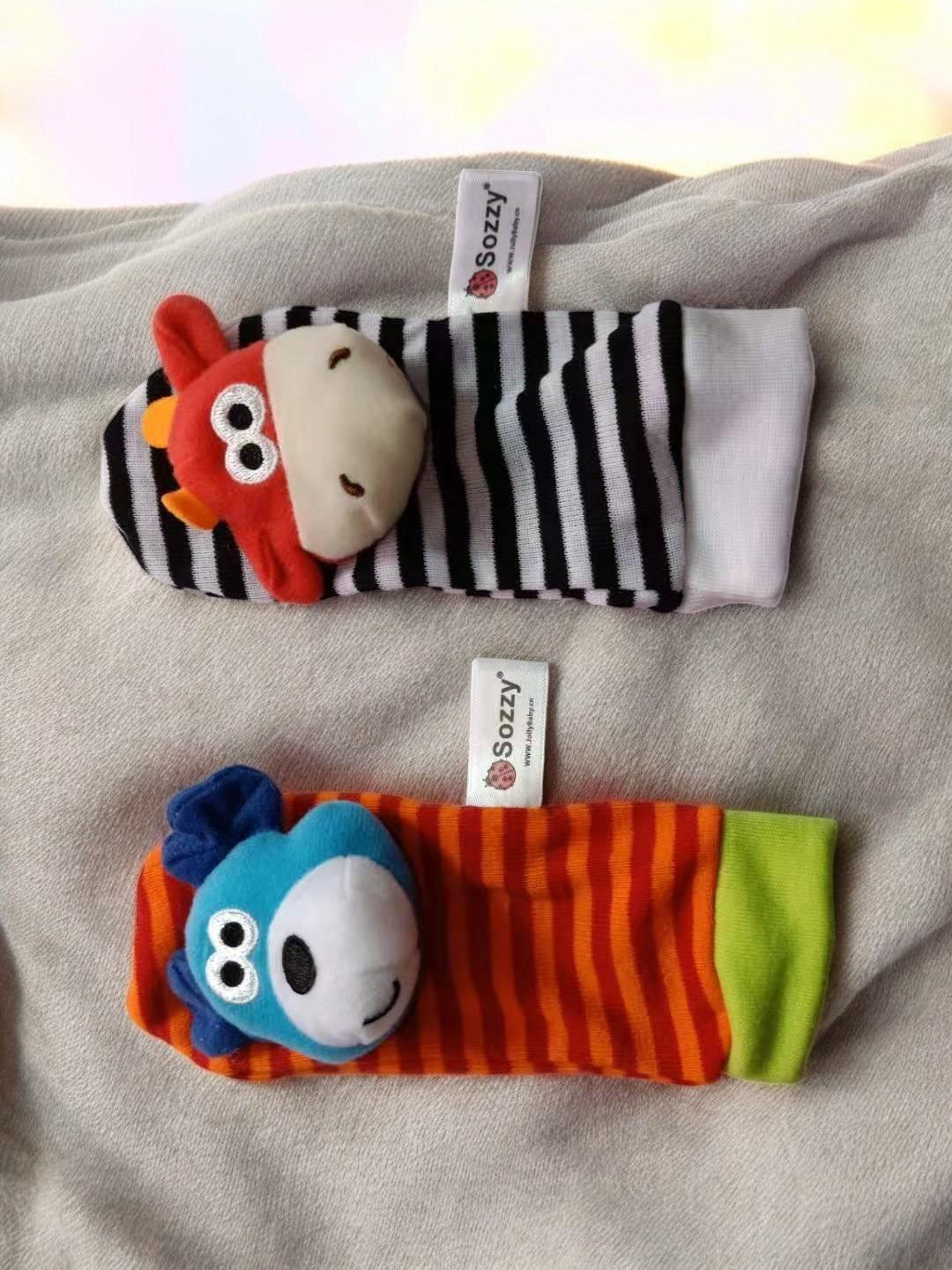 0-12M Soft Animal Rattle
