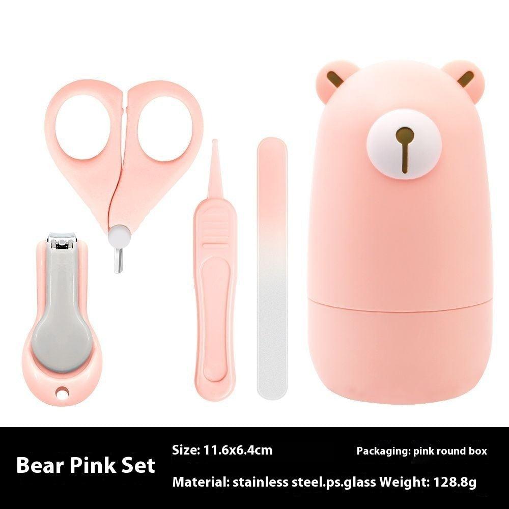 Safe & Easy Baby Nail Care: Cute 4-Piece Manicure Kit 👶✂️💖 - Babyzy