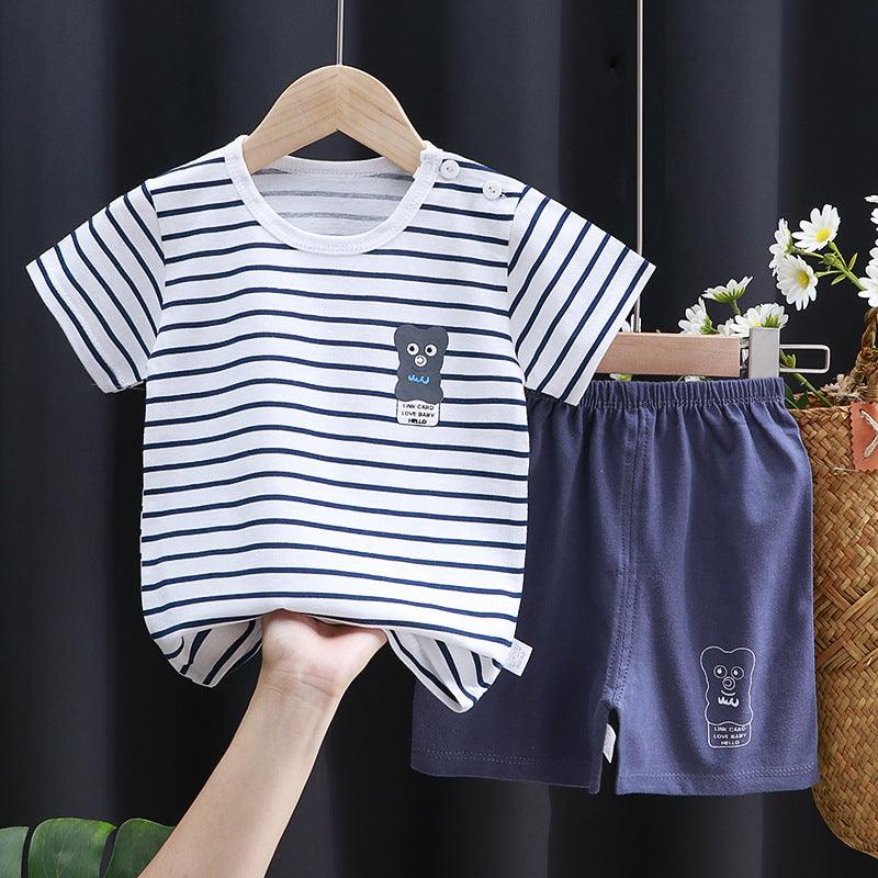 Everyday Essentials – 2-Piece Cotton T-Shirt & Shorts Set for Kids - Babyzy