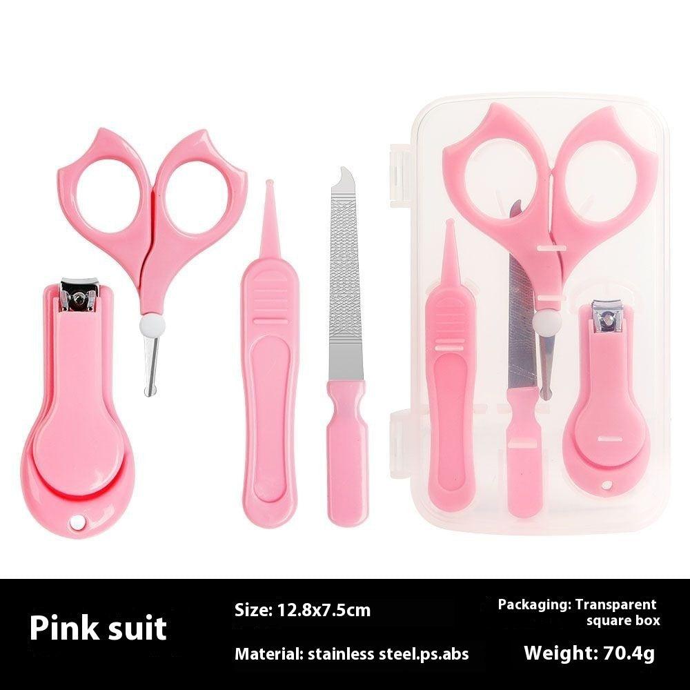 Safe & Easy Baby Nail Care: Cute 4-Piece Manicure Kit 👶✂️💖 - Babyzy