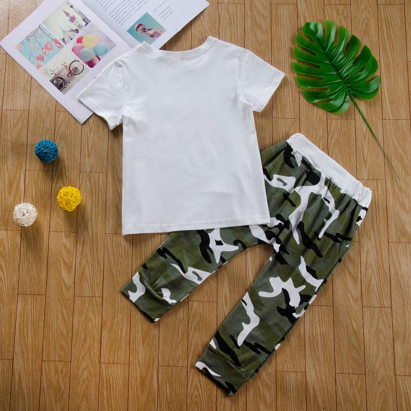 Children's Summer Boys' Camouflage Trousers - Babyzy