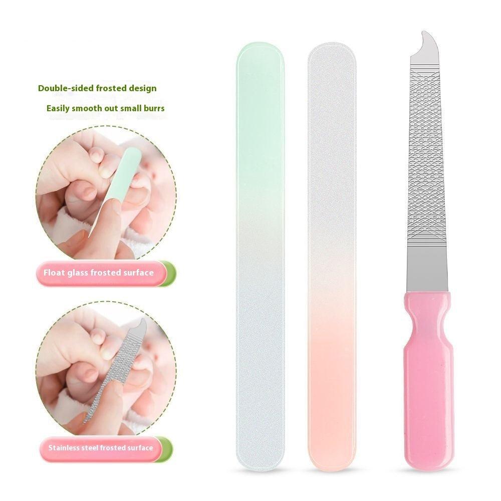 Safe & Easy Baby Nail Care: Cute 4-Piece Manicure Kit 👶✂️💖 - Babyzy