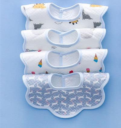 Stay Dry & Comfy! Waterproof Cotton Baby Bib / Drool Towel 💧👶 - Babyzy