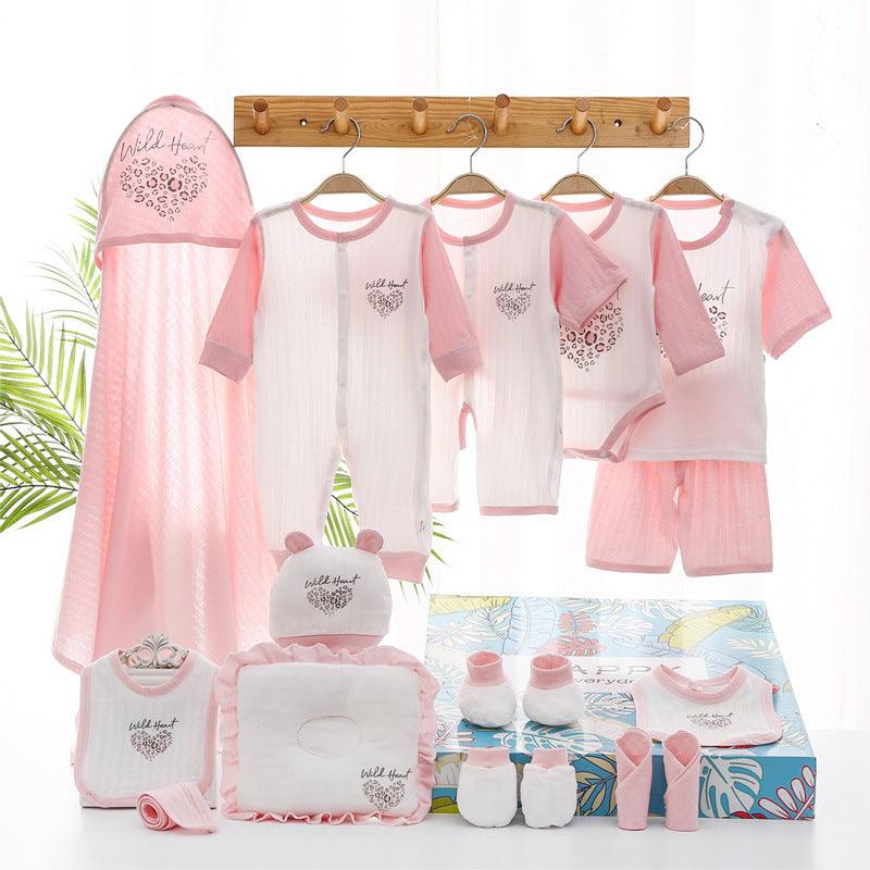 🌞 Breezy Beginnings – Summer Lightweight Newborn Gift Set (Cotton Essentials) - Babyzy