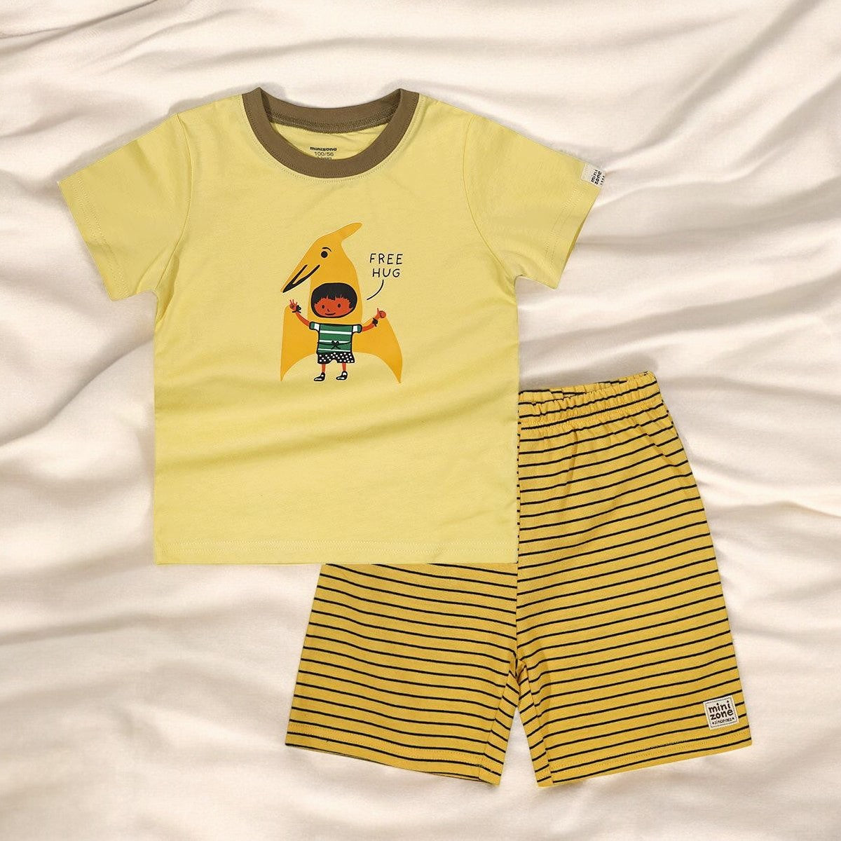 Match & Chill – Cotton Short-Sleeved Lounge Set for Parents & Baby