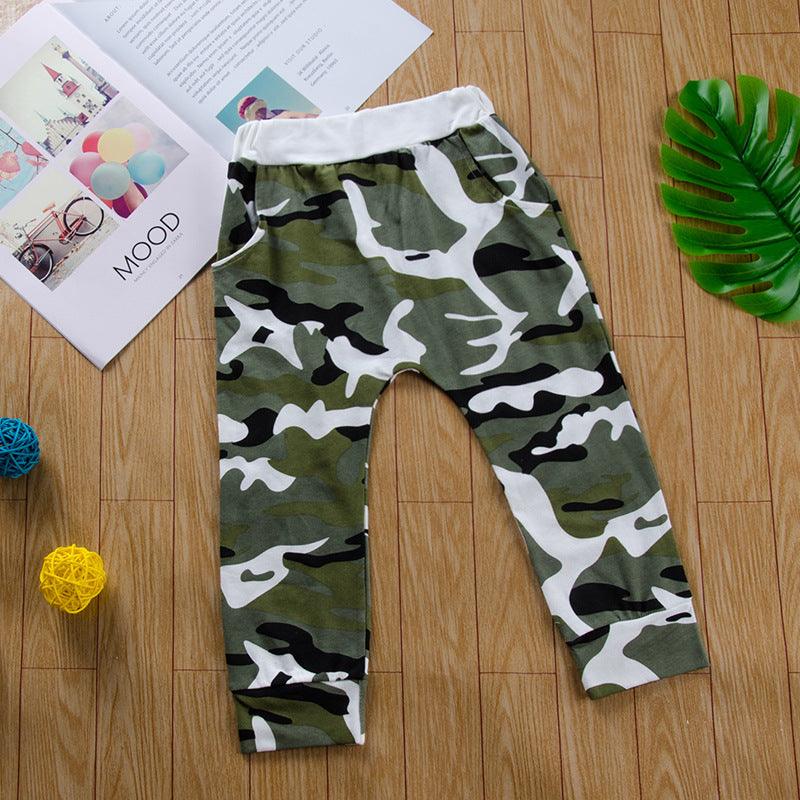 Children's Summer Boys' Camouflage Trousers - Babyzy
