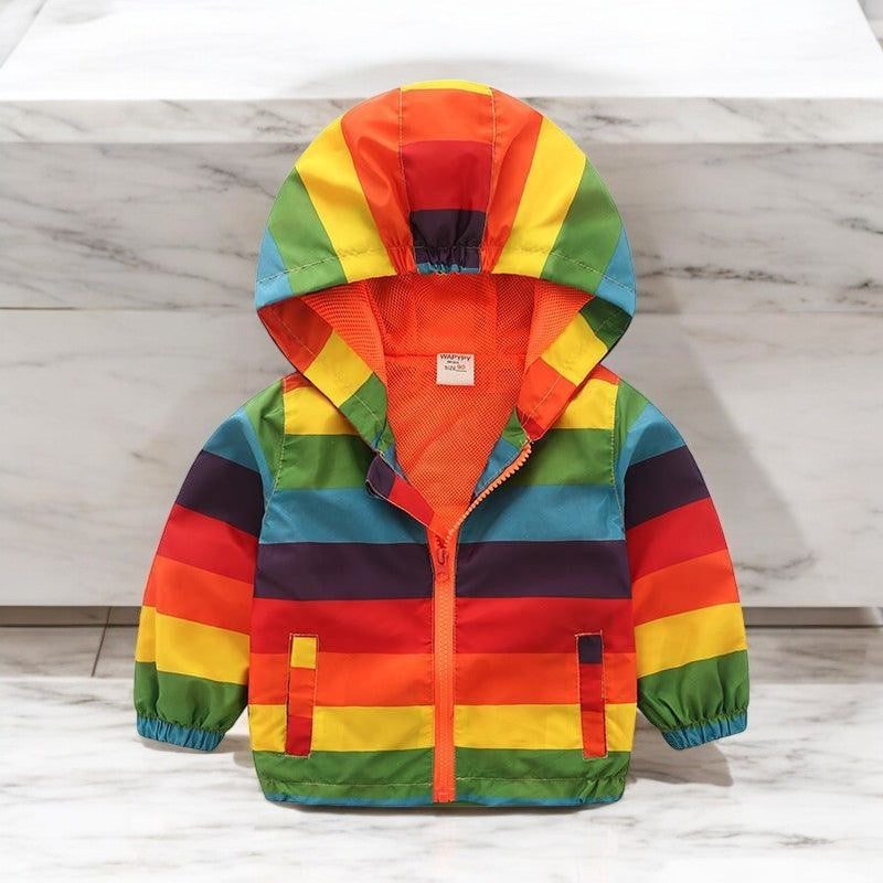 Rawr & Roam – Cartoon Dinosaur Zip-Up Jacket for Kids