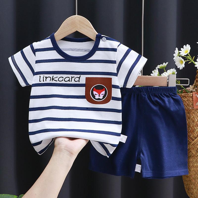 Everyday Essentials – 2-Piece Cotton T-Shirt & Shorts Set for Kids - Babyzy