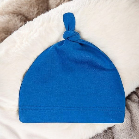 Cozy & Cute! Soft Newborn Knot Cap 🧢💖