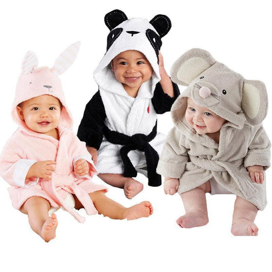 Cartoon Animal Bathrobe - Babyzy