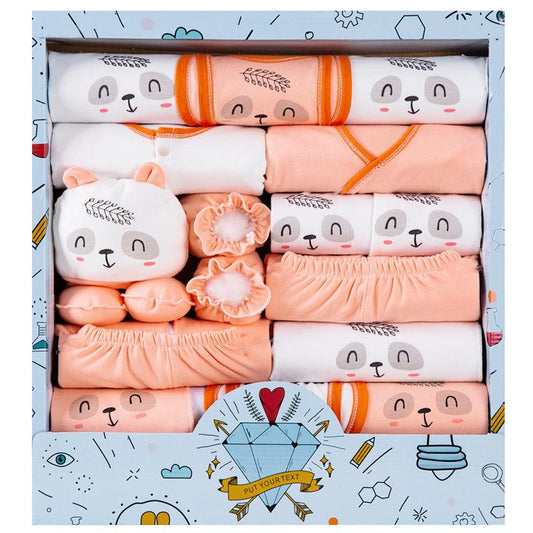 🌿 Little Snuggle Starter Kit – Cotton Newborn Gift Box Set - Babyzy