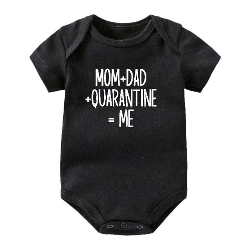 So Cute! Letter Print Newborn Romper - Perfect Day & Night! 🅰️💤 - Babyzy