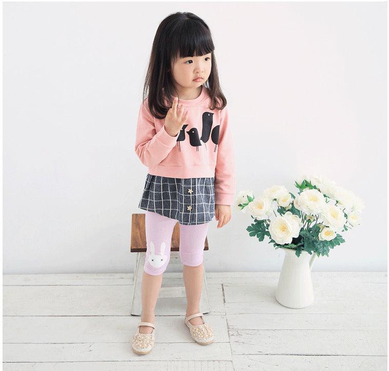 New Children'S 7-Point Pants Baby Stretch Pants - Babyzy