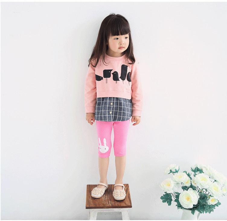 New Children'S 7-Point Pants Baby Stretch Pants - Babyzy