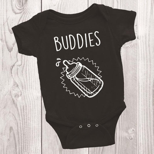 So Cute! 🍼 Playful Bottle Print Summer Romper for Newborns - Babyzy