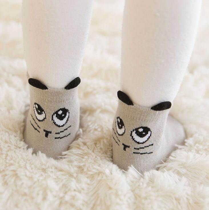New Arrival! Non-Slip Cartoon Baby Socks - Cute, Cozy & Safe! 🧸👣 - Babyzy