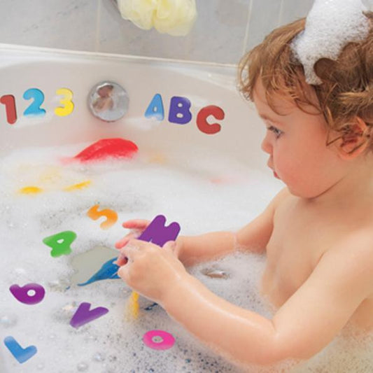36PCS Letters Numbers Kids Baby Toy Early Educational Toy Tool Bath Toy - Babyzy