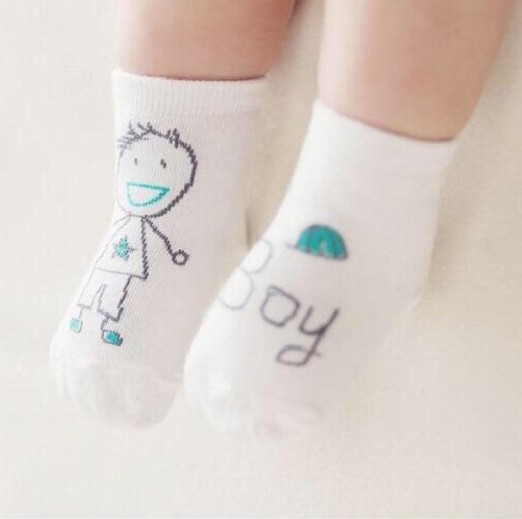 New Arrival! Non-Slip Cartoon Baby Socks - Cute, Cozy & Safe! 🧸👣 - Babyzy