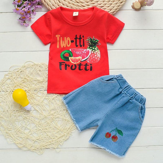 Girls Fruity Two-Piece Suit - Babyzy
